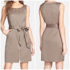 Vince Camuto Taupe Sleeveless Dress